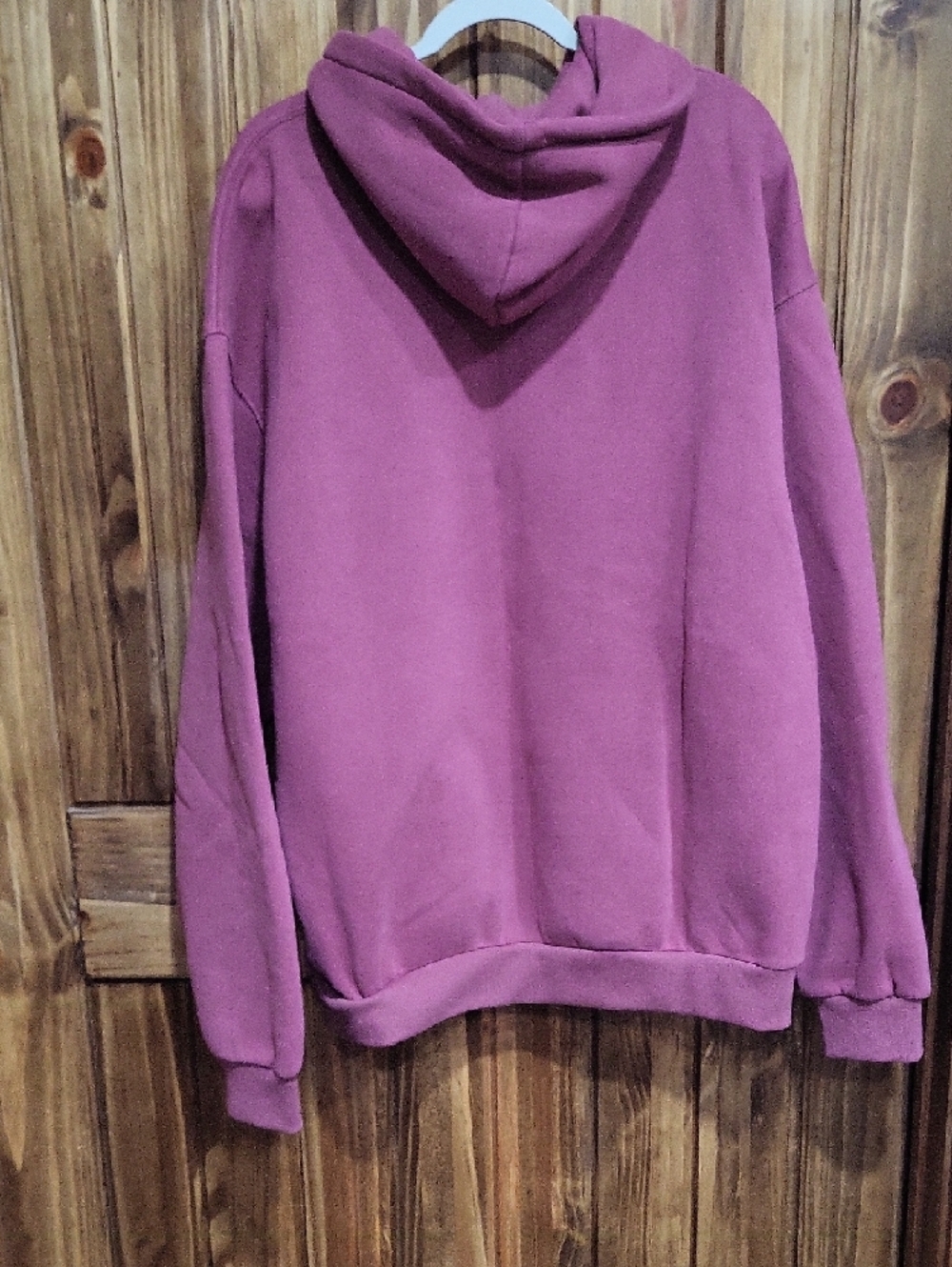 Comfrt Plush Unisex Size XL Oversized Hoodie in Mauve Pink - Picture 3 of 6